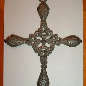 Cross - This was my first find other than a couple of nails and some aluminum foil.