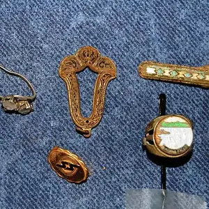 Jewelry Items Recovered From a One-Room Schoolhouse - 2007.