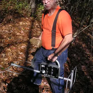Me & My Two Box - Me with a whole,complete 3 1/2" projectile. The round was buried 2.6' deep.