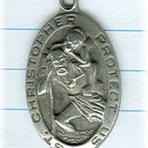 St christopher medallion