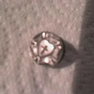 interesting silver pin