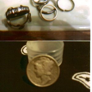 2008 finds - 6 rings 1936 merc dime