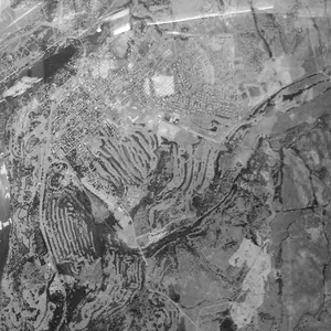 Tailings - Aerial map of tailings in early Folsom