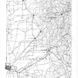 Emigrant Trails - Trails over the Sierra Nevada leading into Sacramento