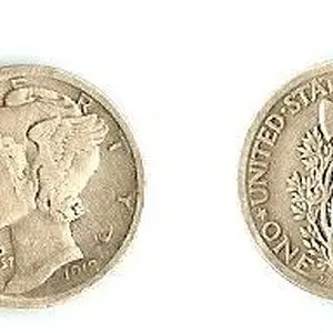 1918 Mercury Dime