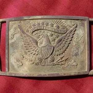 Civil War Sword Belt Plate - Read all about it here:

http://forum.treasurenet.com/index.php/topic,153203.0.html#top