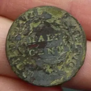 1809 "Classic Head" Half Cent (Reverse)
