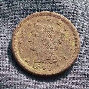 1846 Large Cent - My best Braided Hair LC.

Here's the story:

http://forum.treasurenet.com/index.php/topic,171226.0.html