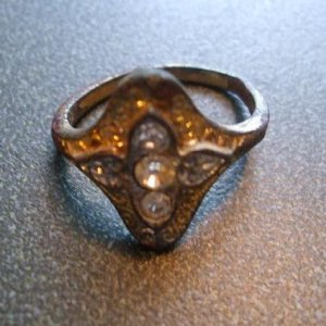 Gold Plated Ring - Found at the Avondale Mills site.
