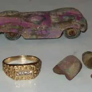 More Misc. Stuff - All found at the Avondale Mills site. The ring was found at the ball field of Avondale Mills.