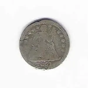 1851 Seated Dime