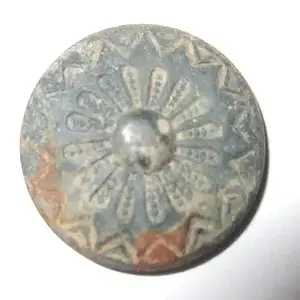 Button - Just thought it had a cool design. Found close to the Indian Head