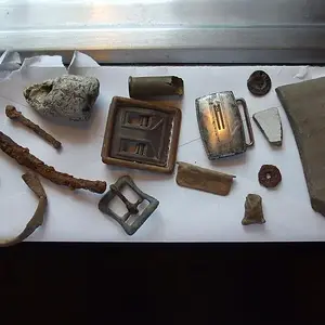 Some various items. - Found close to the Injun.