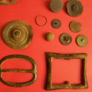 Washington home. - An old house that was built by one of the Washingtons produces some finds in the yard.