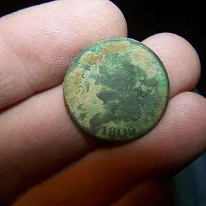 1809 HALF CENT - DIRTY