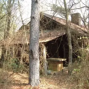 Other side of the House on the Hood property.