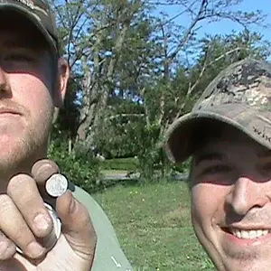 James and Josh - May 4, 2011.  Diggin' with me and we struck some nice finds!