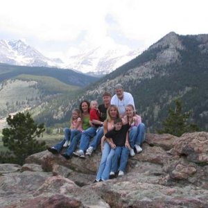 This is my family - Will's family; Elyse, Stacey, Makenna, and Will. Me. Shannon's family; Austin, Sydney, and Shannon.