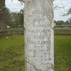 JW Robinson Grave