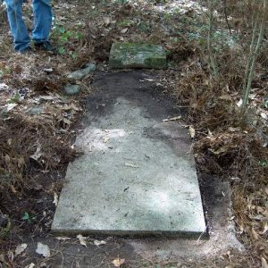 Unknown Gravesite  - I located this one in the woods at the end of an old road
