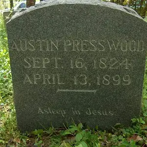 One of the Founders - Austin Presswood, One of the founders of the original town "Presswood"