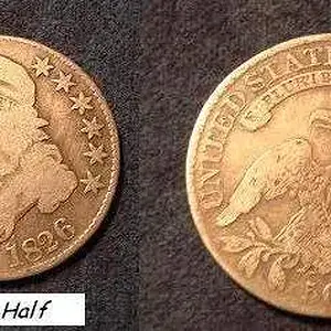 1826 bust half dollar