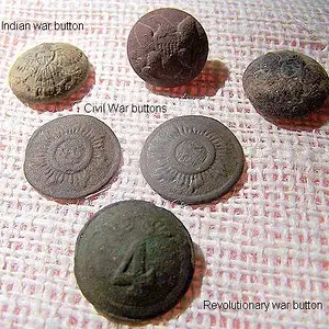 Indian War,CW, buttons