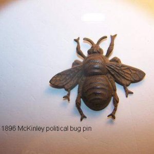 1896 McKinley Political bug