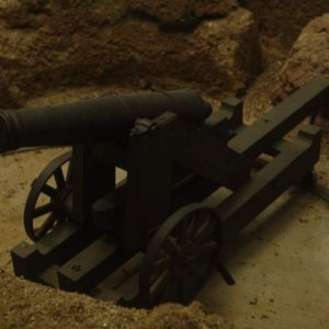 Model of canon used by Rebels at Port Hudson