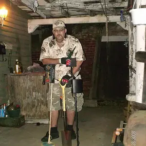 this is me geared up for a night dig