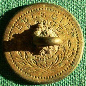 Nice circa 1820 Treble Gilt Button