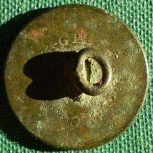 1814 Leavenworth, Hayden & Scovill Button - Backmark- L H & S   W CON   GILT