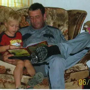 After work - Readin' to daddy