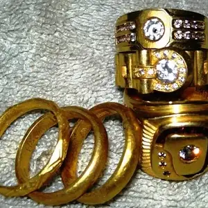 18k and 24k - Found these all the same night in the same area. Big storm had rolled through and uncovered many heavy items.