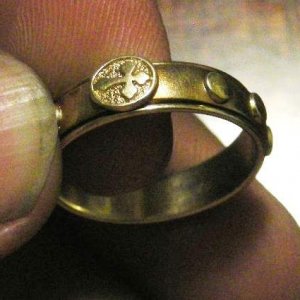 Spin cross ring - The ring actually spins all the way around.