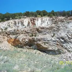 Old Spanish Workings - San Pedro Mine area--Old Spanish Workings