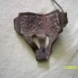 front side of suspender clip