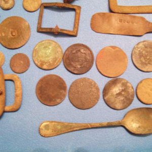 swamp finds -  Early US coins and colonial and state coins ..and relics are to be found if you can handle the terrain