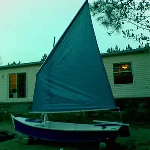 My sailboat - This is a Jim Michalak designed Mayfly14. Its a great little boat to sail and was a blast to build