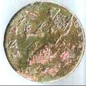 Broke into 18Th century - 1786:Miller 5.11-R Connecticut copper.Rated rare,30 known