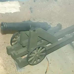 model of Southern civil war cannon used at Port Hudson campaign