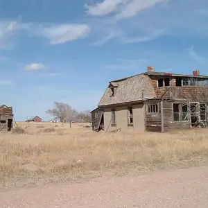 Dust Bowl Victim - Many small agricultural towns fell victim to the dust storms of the 30's. They weren't much to begin with and now are just ghost to