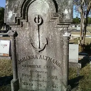 Maritime Tombstone - On one of my Saturday Morning cemetery meditation sessions i came across this tombstone. I found it to be very interesting not to