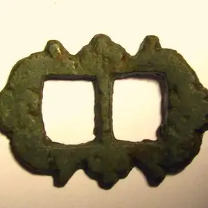 16th century bronze shoe buckle