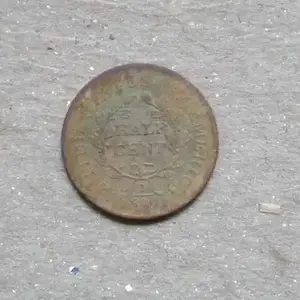 1804 draped bust half cent - Awesome discovery, found this with Whites Prizm 3 in an old cellar hole quite the hike from my doorstep.