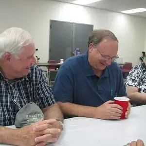 Monty, Burdie, and Mrs. Burdie