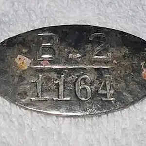 Bus Drivers Badge - Found at the 1880 Myrtle School site.