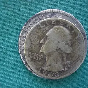 2 Reale (3) - Size as compared to a quarter