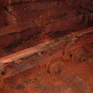 Mine Cart - Picture of a old mine cart in a Iron Ore Mine.