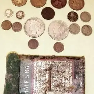 Coin cache - Found in 2009 wit an Ace 150